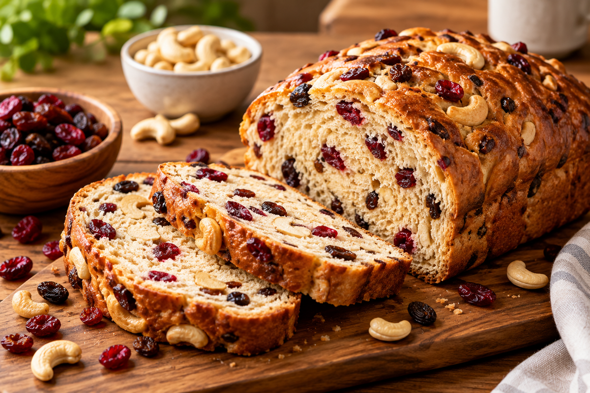 Sweet, Nutty & Irresistible: Meet the Cranberry Raisin Cashew Bloomer