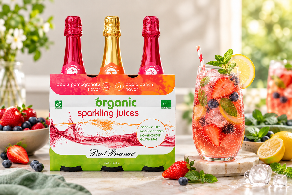 Fruit With a Fizz: The Fresh Character of Organic Sparkling Juice
