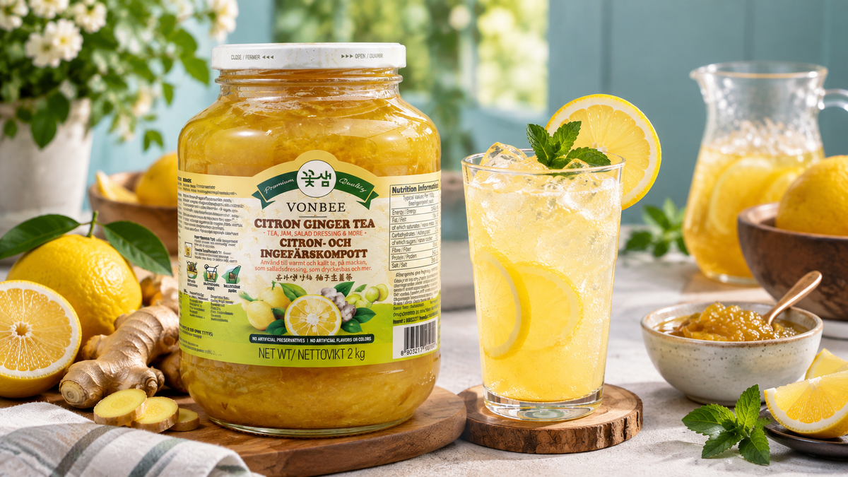 The Golden Spoonful: Exploring the Flavour of Citron Ginger Tea