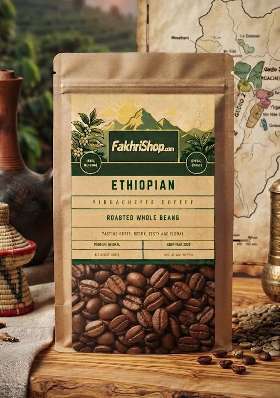 Yirgachaffe Ethiopian Roasted Coffee Beans 1kg