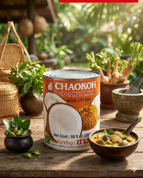 CHAOKOH Coconut Milk Catering Rich Coconut Milk for Curries Soups and Cooking