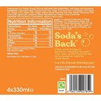 Poppi Orange Soda Cans 4x330ml Bright Citrus Sparkling Refreshment