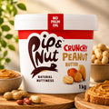Pip & Nut Crunchy Peanut Butter 1kg High Protein Nut Butter Spread