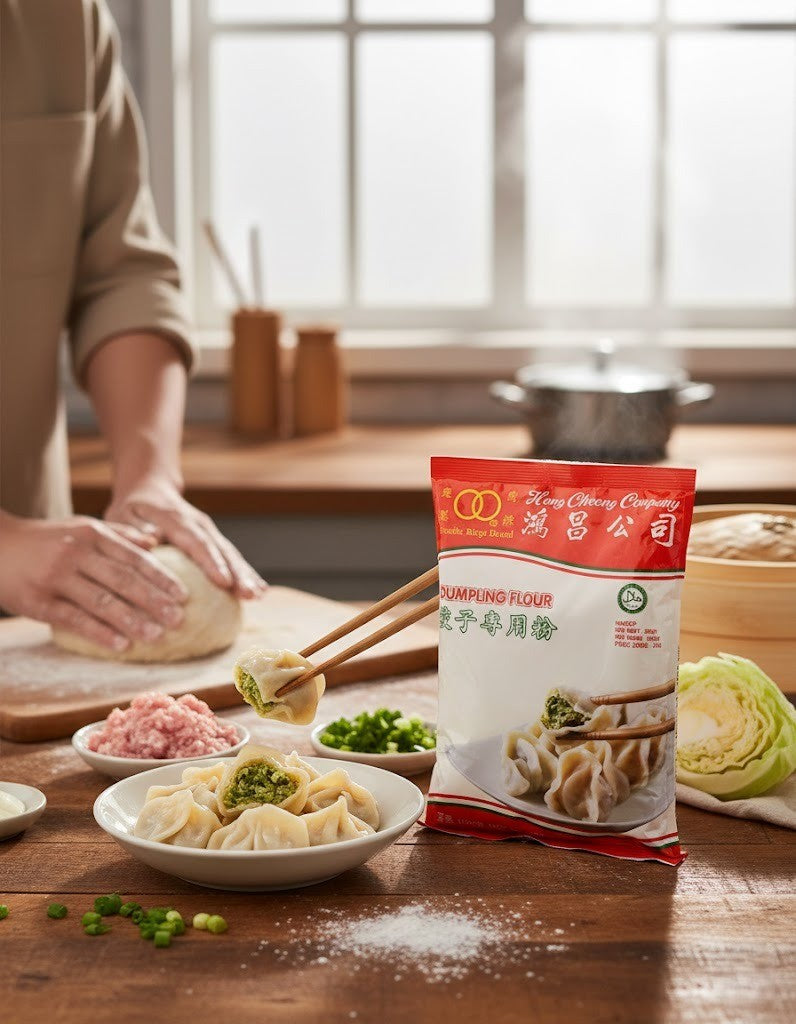 Double Ring Dumpling Flour 1kg – Premium Wheat Flour for Dumplings & Wrappers