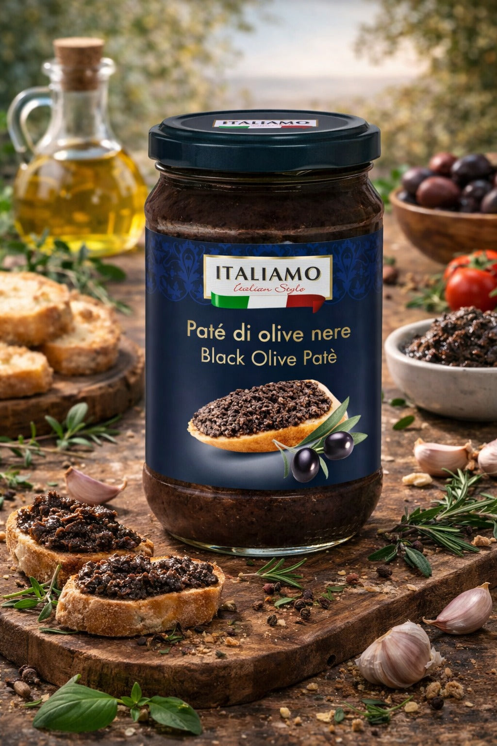 Black Olive Pate 180g Summer Mediterranean Spread