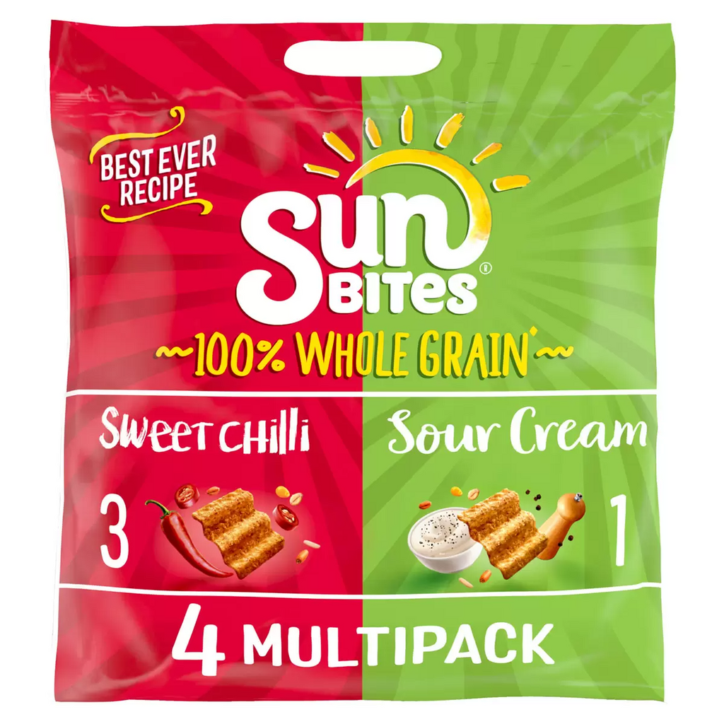 Walkers Crisps & Sunbites Assorted Pack 24 x 25g – Mixed Flavour Multipack
