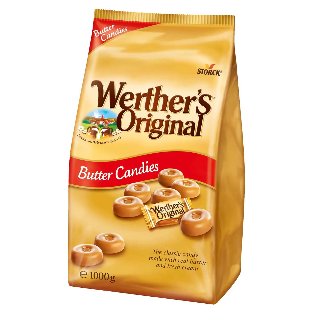 Werther's Original Butter Candies 1kg Classic Creamy Caramel Sweet Treats