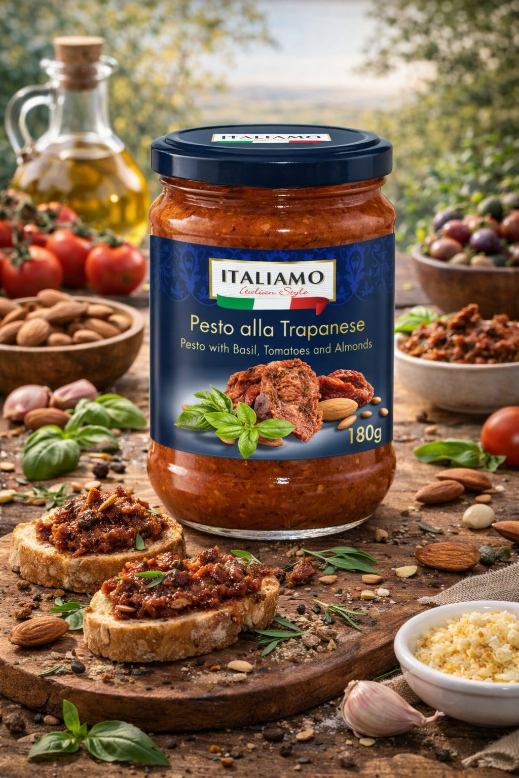 Sicilian Pesto alla Trapanese 180g Summer Mediterranean Sauce