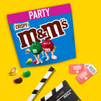M&M's Crispy Milk Chocolate Party Bag 675g Crunchy Chocolate Candy Sharing Pack