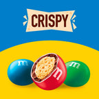M&M's Crispy Milk Chocolate Party Bag 675g Crunchy Chocolate Candy Sharing Pack