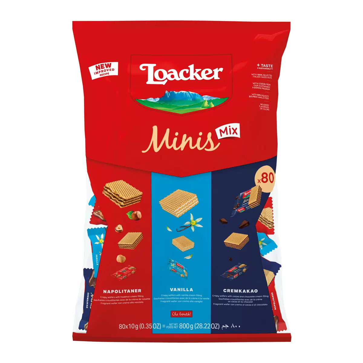 Loacker Mini Mix, 800g