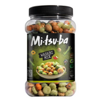 Mitsuba Wasabi Mix 800g – Spicy Crunchy Rice Snacks & Coated Peanuts