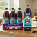 Robinsons Double Concentrate Apple & Blackcurrant, 6 x 1.75L