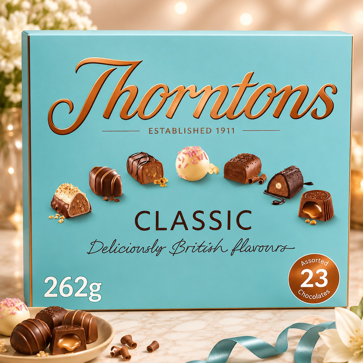 Thorntons Classic Collection Chocolate Gift Box 262g Assorted Luxury Chocolates