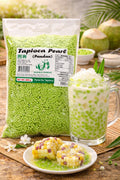 Double Panda Tapioca Pearls Pandan Flavour 400g – Chewy Dessert & Bubble Tea Pearls