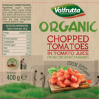 Valfrutta Organic Chopped Tomatoes – 12 x 400g