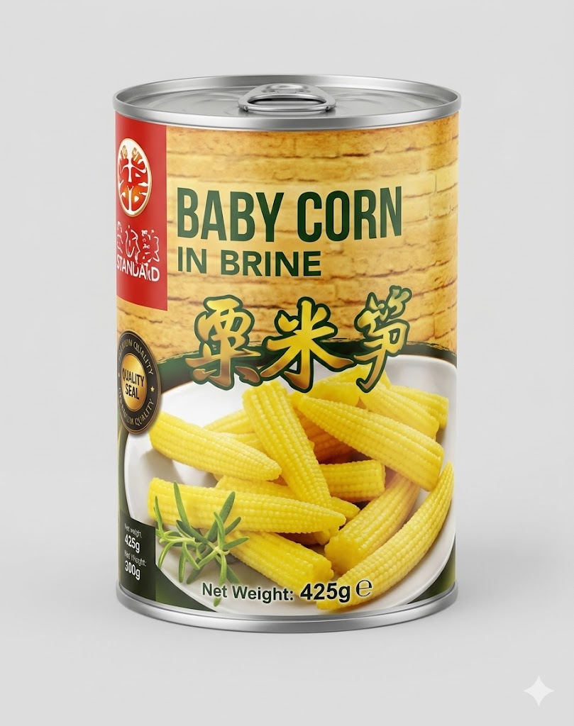 DOUBLE HAPPINESS Baby Corn 15 Pieces Ready to Use for Stir Fry Asian Cooking