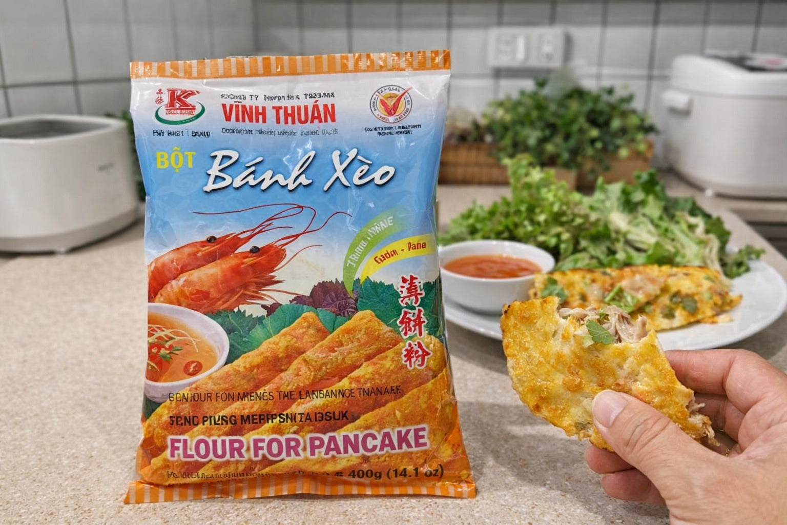 CL VT Flour for Pancake Banh Xeo 400g – Vietnamese Crispy Pancake Mix