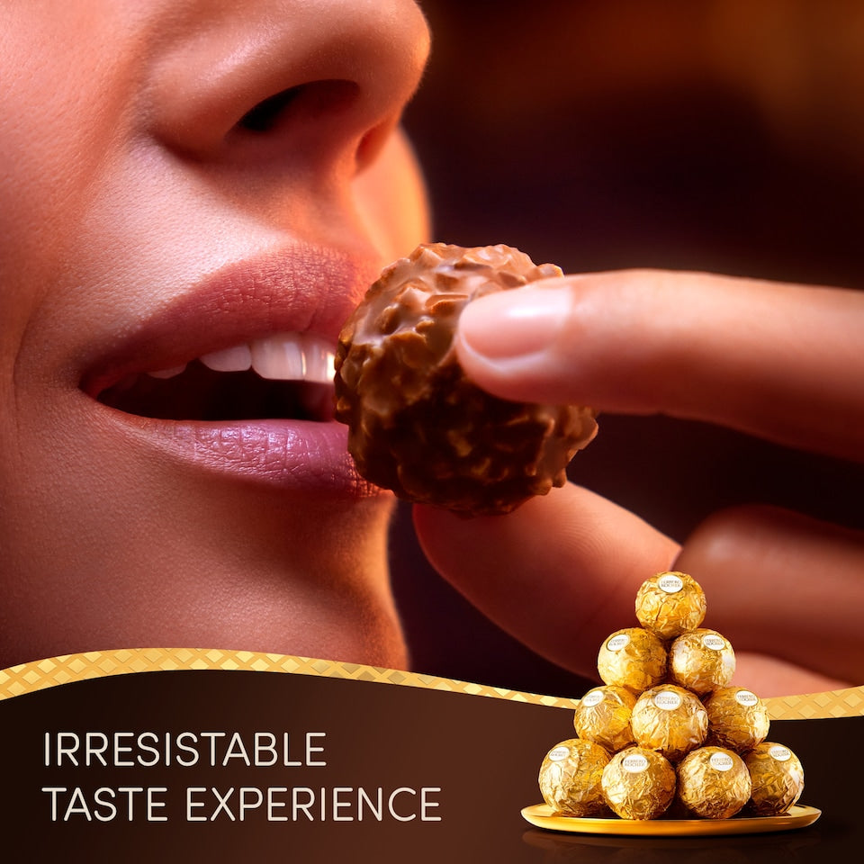 Ferrero Rocher Boxed Chocolates 24 Pieces 300g Premium Hazelnut Chocolate Gift Box