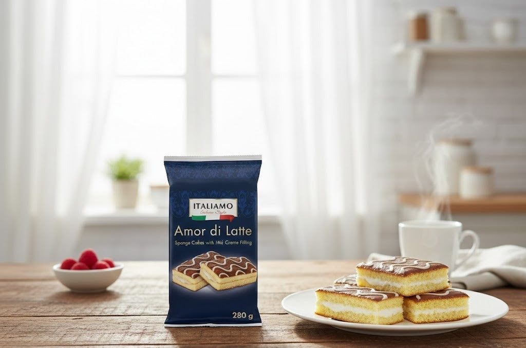 Sponge Cakes With Milk Creme Filling 280g