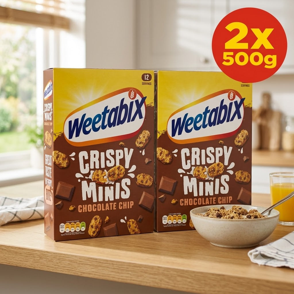 Weetabix Minis Chocolate Chip, 2 x 500g