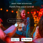 Twinkly Generation II 600 App Controlled Multicolour + White Strings LED Lights 158ft (48m)