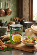 AROY-D Bamboo Shoot Slices in Water Ready to Use for Stir Fry Asian Cooking