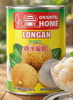 ORIENTAL HOME Longan in Syrup – Sweet Tropical Fruit for Desserts & Drinks