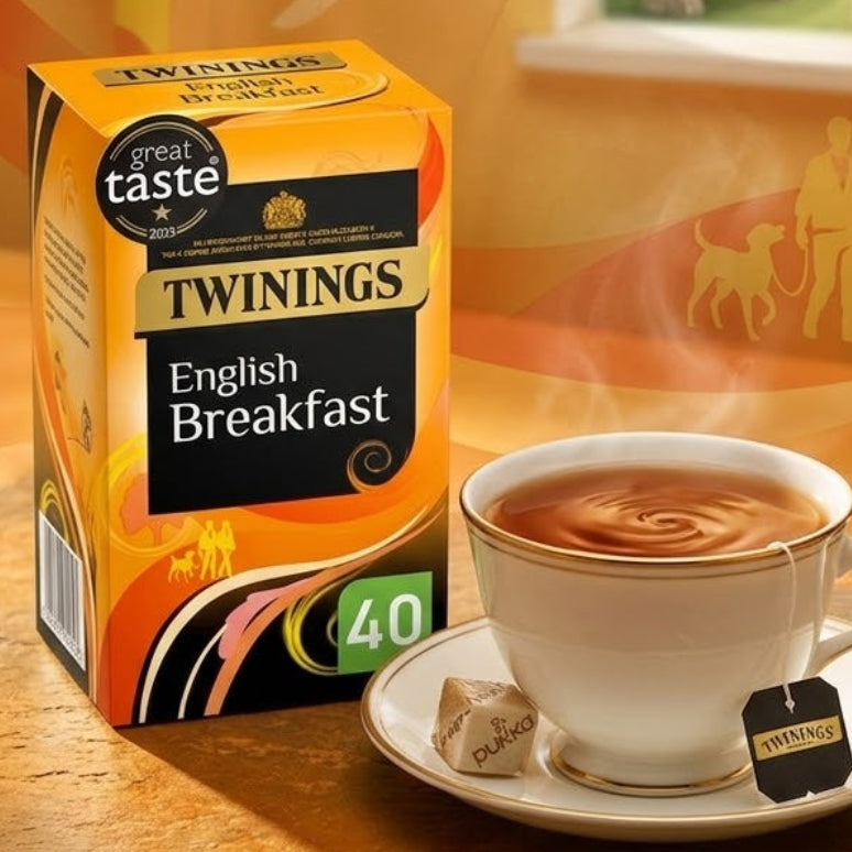 Twinings English Breakfast Tea 40 Bags 100g Classic Black Tea Blend