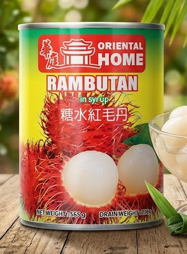 ORIENTAL HOME Rambutan in Syrup Tropical Fruit for Desserts Drinks and Recipes
