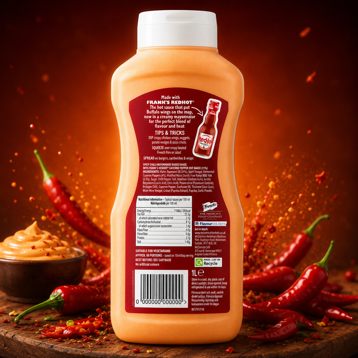 Frank's RedHot Spicy Mayo (1L)