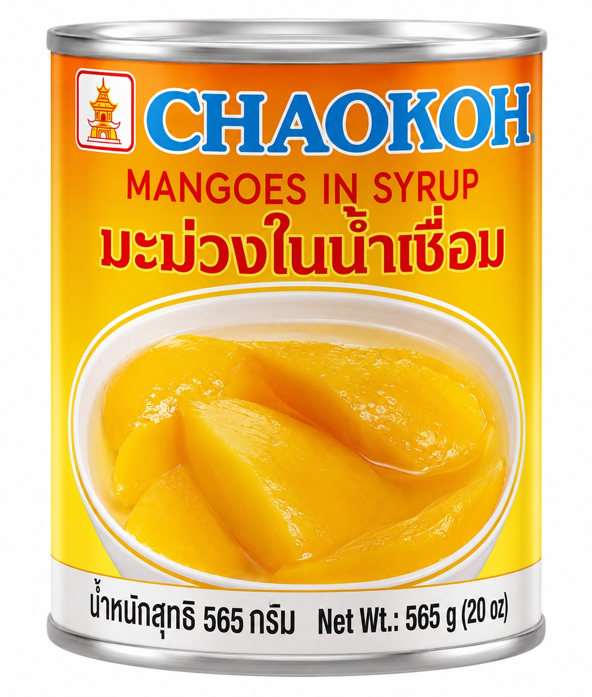 CHAOKOH Mango in Syrup – Sweet Tropical Mango Slices for Desserts & Drinks