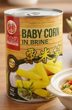 DOUBLE HAPPINESS Baby Corn 15 Pieces Ready to Use for Stir Fry Asian Cooking