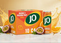 J2O Orange & Passionfruit Drink 10x250ml Cans Refreshing Summer Juice