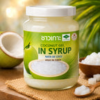 CHAOKOH Coconut Gel in Syrup Tropical Dessert Ingredient for Drinks and Recipes