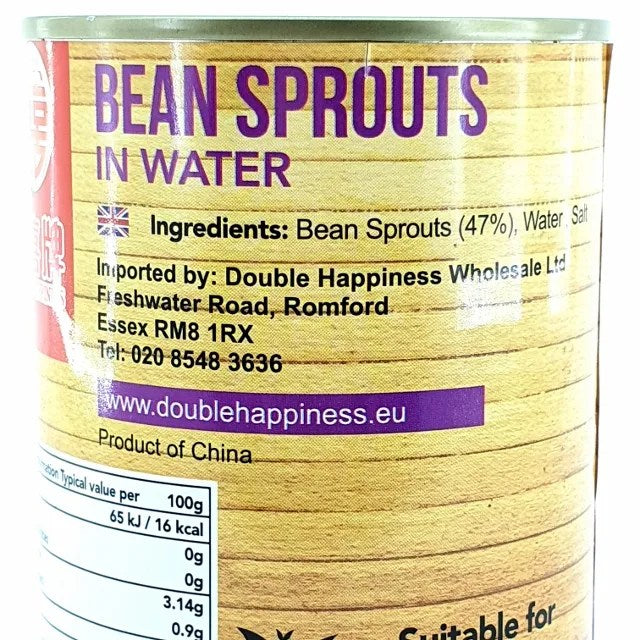 Double Happiness Bean Sprouts in Water – Crisp Ready-to-Use Mung Bean Sprouts