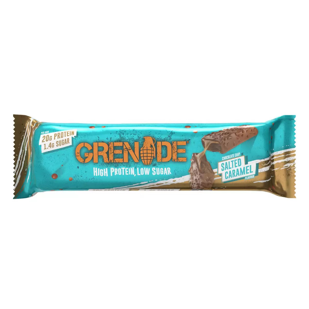 Grenade Salted Caramel Bars, 12 x 60g
