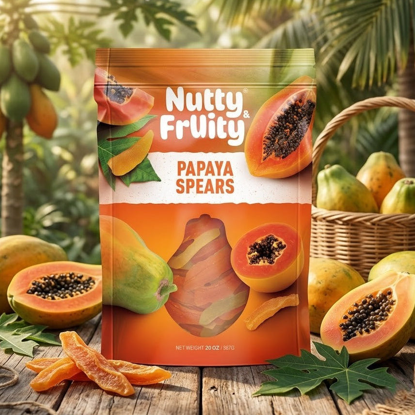 Nutty and Fruity Papaya Slices, 567g