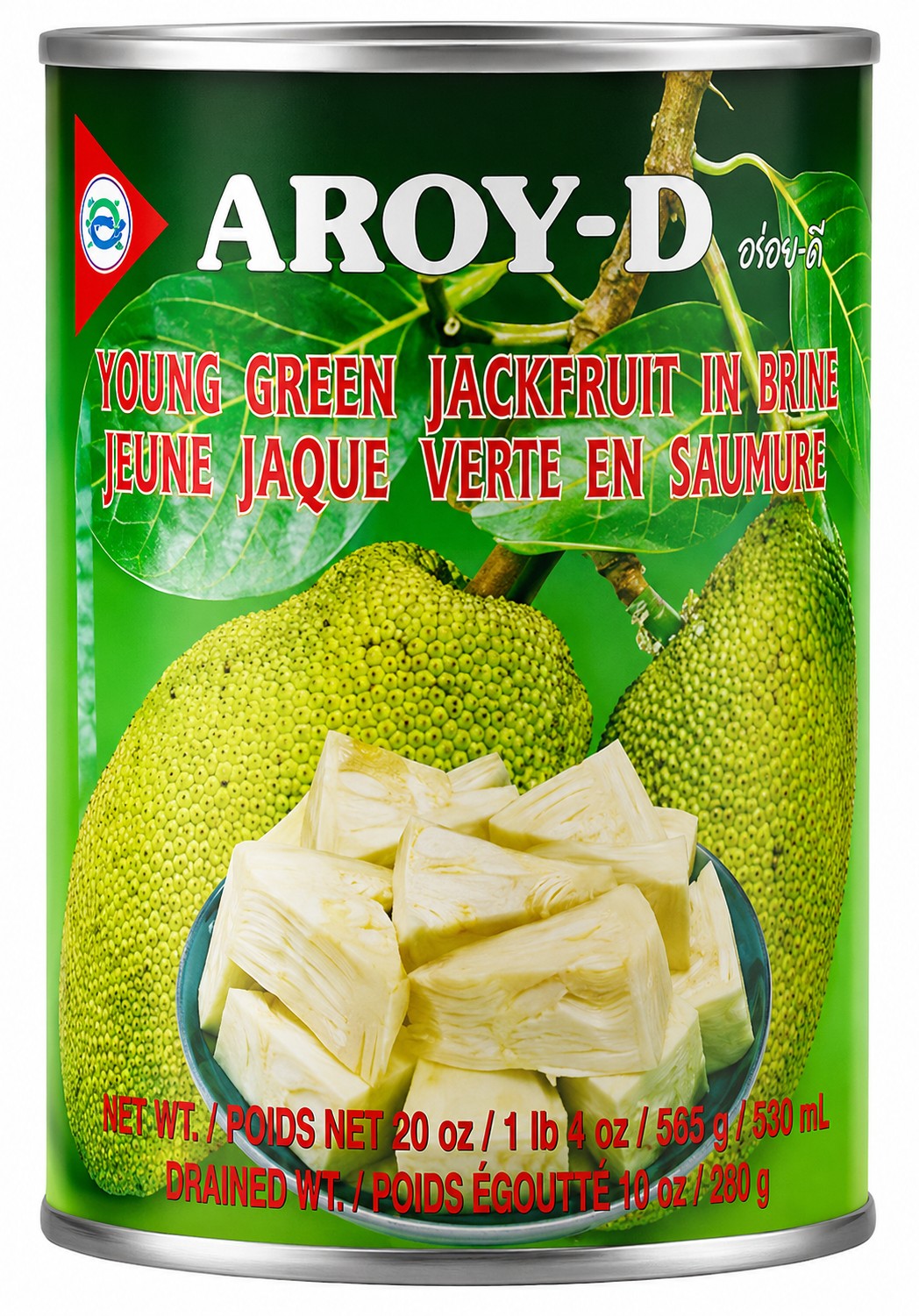 AROY-D Canned Young Green Jackfruit – Versatile Plant Based Ingredient for Cooking