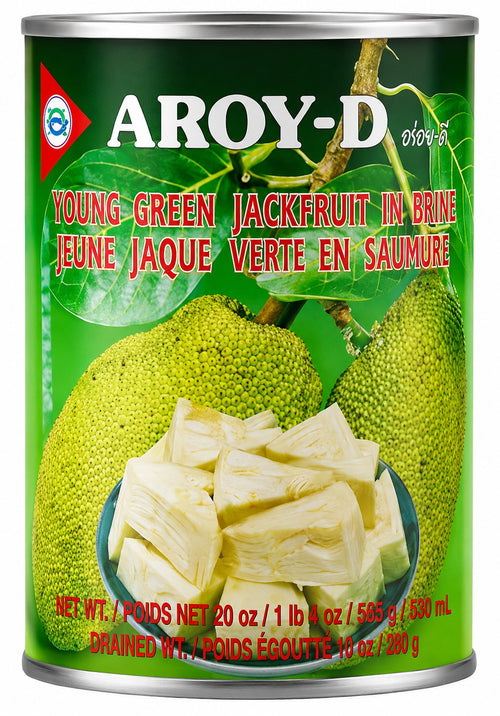 AROY-D Canned Young Green Jackfruit – Versatile Plant Based Ingredient for Cooking