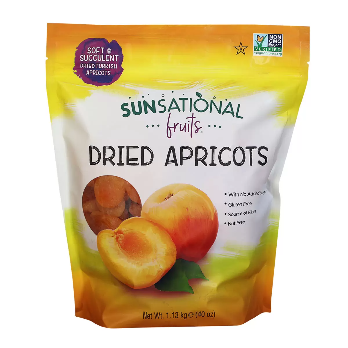 Sunsational Fruits Dried Apricots 1.13kg – Sweet Natural Dried Fruit