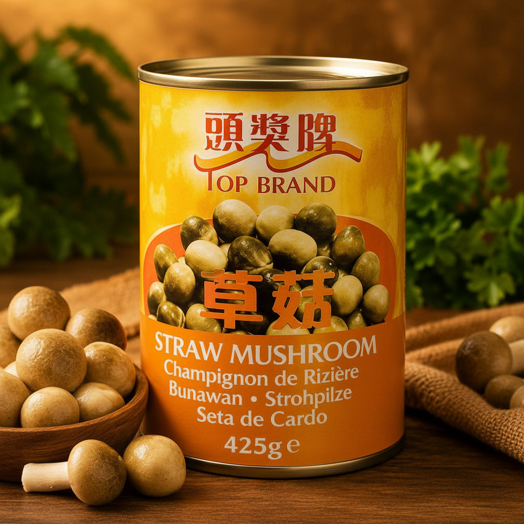 TOP Straw Mushrooms Ready to Use Ingredient for Stir Fry Soups and Cooking