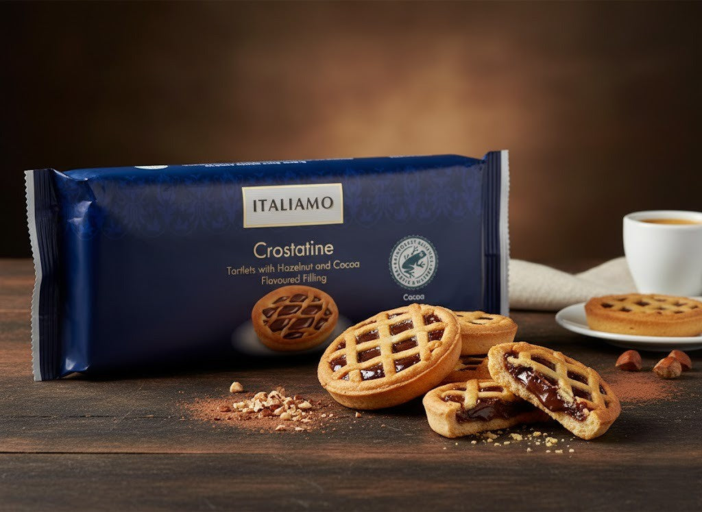 Italiamo Tartlets With Hazelnut And Cocoa Filling 240g