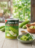 AROY-D Canned Bitter Melon in Brine – Ready to Cook Vegetable for Asian Dishes