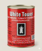 WHITE TOWER Tomato Puree Smooth Tomato Base for Sauces Soups and Cooking