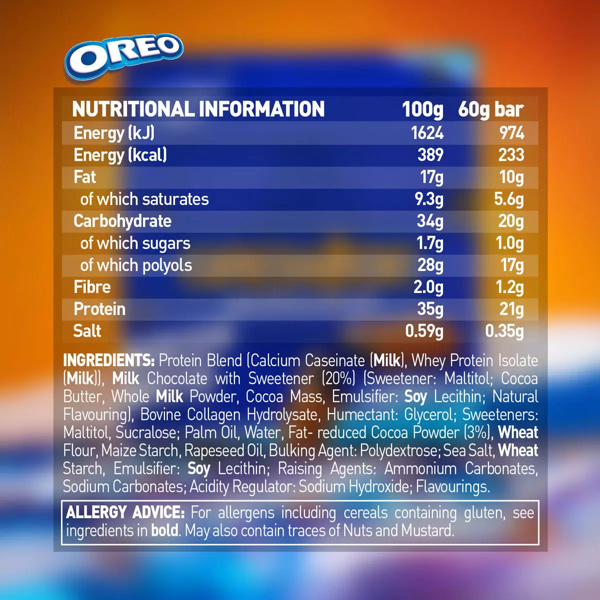 Grenade Oreo, 12 x 60g