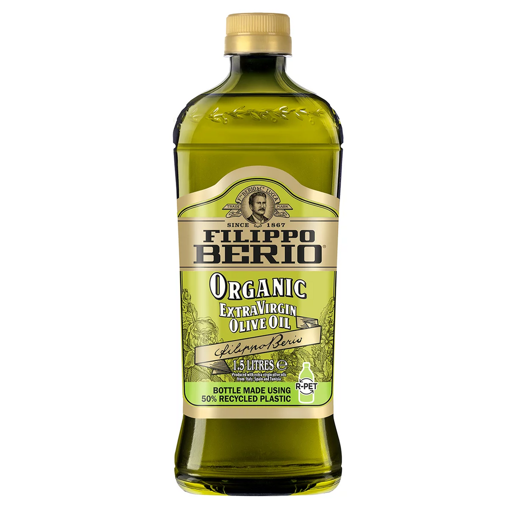 Filippo Berio Organic Extra Virgin Olive Oil – 1.5 L