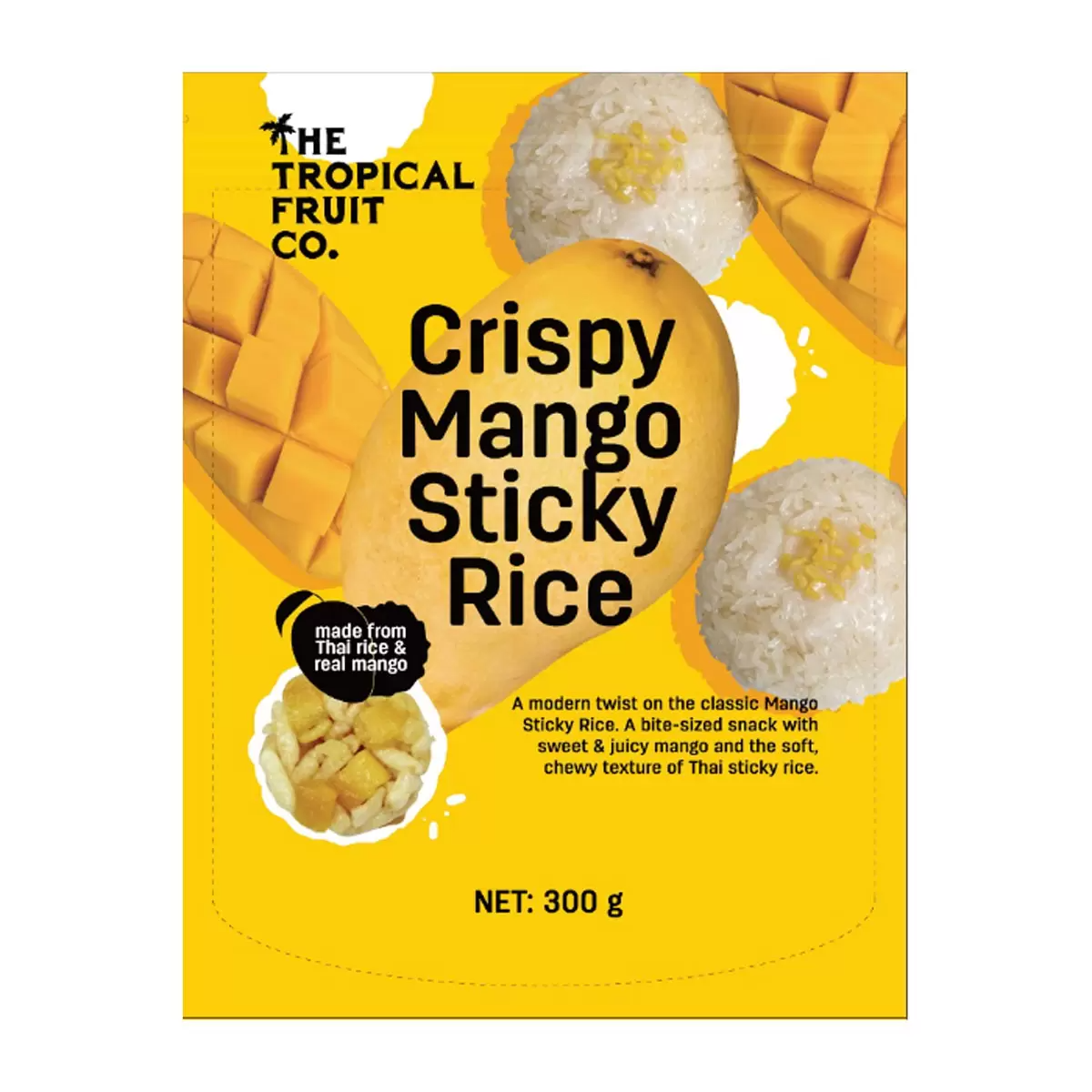Crispy Mango Sticky Rice Snack – 300g | Thai-Inspired Sweet & Crunchy Treat
