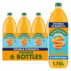 Robinsons Double Concentrate Orange, 6 x 1.75L