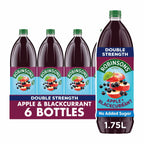 Robinsons Double Concentrate Apple & Blackcurrant, 6 x 1.75L